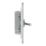 LAP  20A 16AX 2-Gang 2-Way Toggle Switch  Brushed Stainless Steel
