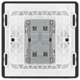 British General Evolve 20A 16AX 1-Gang Intermediate Light Switch Copper with Black Inserts