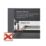 Essentials White Self-Closing Roller Drawer Runners 450mm 2 Pack