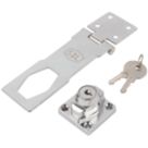 Smith & Locke Locking Hasp & Staple Chrome 115mm