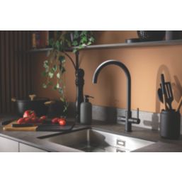 Abode Puria 3-Way Deck Mounted Filter Tap Matt Black