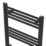 Flomasta 1000mm x 500mm 852BTU Black Flat Electric Towel Radiator