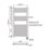 Flomasta 1000mm x 500mm 852BTU Black Flat Electric Towel Radiator