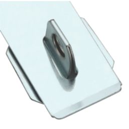 Smith & Locke Hasp & Staple Silver Zinc-Plated 152mm
