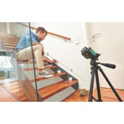 Bosch AdvancedLevel 360 0603663B07 Green Self-Levelling Cross-Line Laser with Tripod