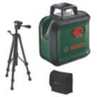Bosch AdvancedLevel 360 0603663B07 Green Self-Levelling Cross-Line Laser with Tripod