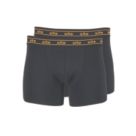 Site 2 Pack Black Medium Mens Boxer Shorts