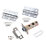 Smith & Locke Fire Rated Latch Pack Satin Chrome
