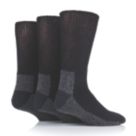 SockShop IOMI Footnurse Diabetic Socks Black 6-11 3 Pack