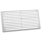 Map Vent Fixed Louvre Vent with Flyscreen White 152mm x 76mm