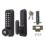 Codelocks  Push-Button Lock & Mortice Latch with Code-Free Mode 52mm Matt Black