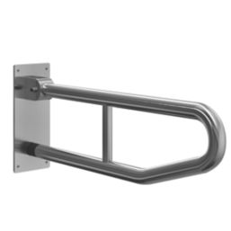 ETAL PDT-001021 Doc M Hinged Grab Rail Brushed Steel 600mm x 200mm x 32mm