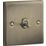 Knightsbridge  10AX 1-Gang 2-Way Light Switch  Antique Brass