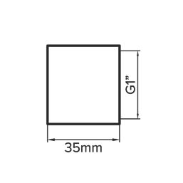 Flomasta Female Socket 1" x