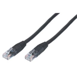 Philex Black Unshielded RJ45 Cat 6 Ethernet Cable 5m