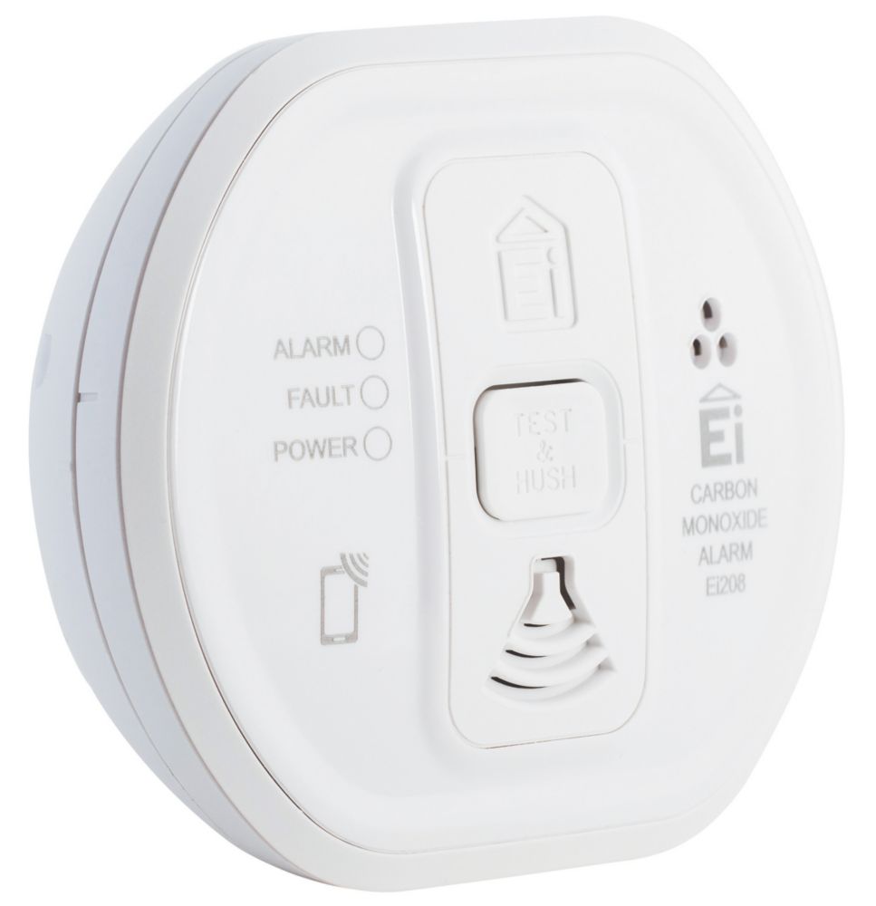 Aico Ei208WRF Battery Interlinked Carbon Monoxide Alarm Screwfix
