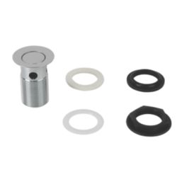 Flomasta Slotted Captive Basin Waste Chrome-Plated Brass 32mm