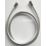 Swirl  Smooth Shower Hose Chrome 10mm x 1.75m
