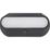 Luceco Carina Outdoor Oval LED Solar-Powered Bulkhead With PIR Sensor Black 470lm