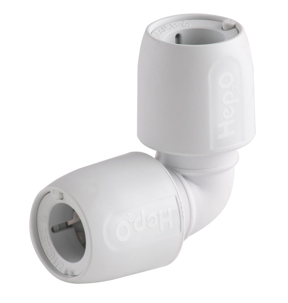 Hep2O Plastic PushFit Equal 90° Elbow 3/4" Screwfix