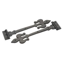 Hardware Solutions Antique Black  FDL Hinges 400mm x 110mm 2 Pack