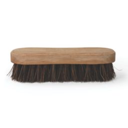 Hillbrush Stiff Hand Scrub Brush Natural Wood Finish
