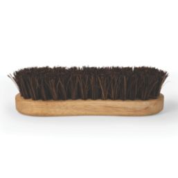 Hillbrush Stiff Hand Scrub Brush Natural Wood Finish