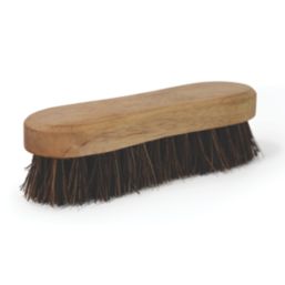 Hillbrush Stiff Hand Scrub Brush Natural Wood Finish