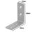 Magnodur Chair Brackets Silver 40mm x 40mm x 15mm 10 Pack