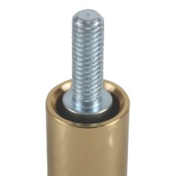 Smith & Locke  39mm Sash Stops Polished Brass 2 Pack
