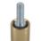 Smith & Locke  39mm Sash Stops Polished Brass 2 Pack