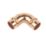 Flomasta  Brass Solder Ring Equal 90° Elbows 8mm 2 Pack