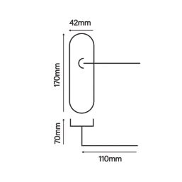 Smith & Locke Corfe Fire Rated Euro Lock Door Handles Pair Polished Chrome