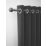 Rothley Polished Gunmetal Extendable Curtain Pole w/ Orb Finials 28mm x 71-120cm