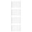 Flomasta U-Shape 1580mm x 500mm 3102BTU White Vertical Designer Radiator