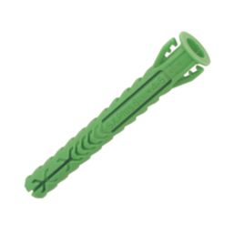 Fischer SX PLUS Nylon Green Wall Plugs 6mm x 50mm 90 Pack