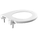 Bemis Kensey Standard Closing Toilet Seat Thermoplastic White