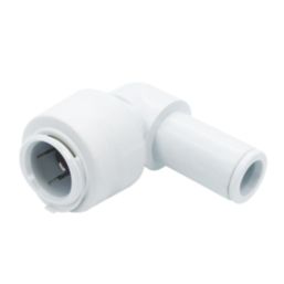 FloPlast FloFit+ Plastic Push-Fit Equal 90° Stem Elbow 22mm