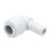 FloPlast FloFit+ Plastic Push-Fit Equal 90° Stem Elbow 22mm