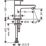 Hansgrohe Vernis Blend Chrome 109mm Cloakroom Lever Mono Basin Mixer Tap