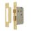 ERA  Brass Bathroom Lock 64mm Case - 44mm Backset