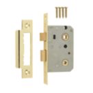 ERA  Brass Bathroom Lock 64mm Case - 44mm Backset