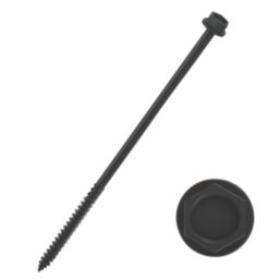TimbaScrew  Hex Flange Thread Cutting Timber Screws 6.7mm x 100mm 50 Pack
