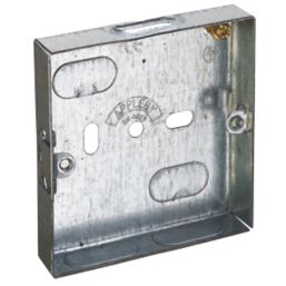 Appleby  1-Gang Galvanised Steel  Knockout Box 16mm