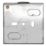 Appleby  1-Gang Galvanised Steel  Knockout Box 16mm