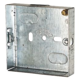 Appleby  1-Gang Galvanised Steel  Knockout Box 16mm
