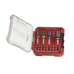 Milwaukee Shockwave Hex Shank Nut Driver Set 7mm-13mm 4 Pcs