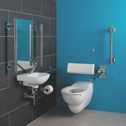 Ideal Standard S6637AC Back Support with Cushion 440mm White