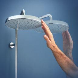 Mira Sport Max Dual with Airboost White/Chrome 10.8kW  Electric Shower