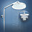 Mira Sport Max Dual White / Chrome 10.8kW  Electric Shower